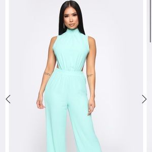 Teal jumpsuit!